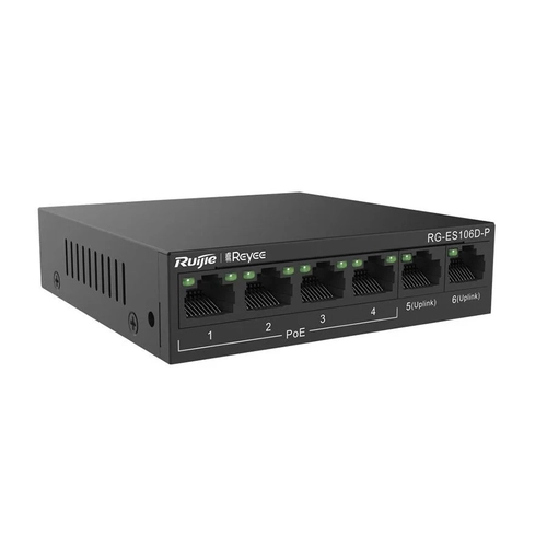 Ruijie Reyee RG-ES106D-P 6 Port 10/100 Fast Switch