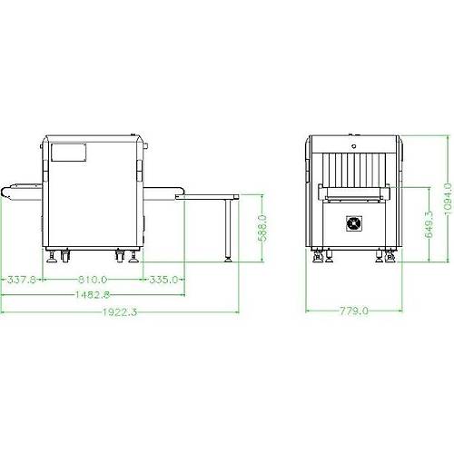 Secustar JC-5030A X-RAY Cihaz anta ve Paket Kontrol