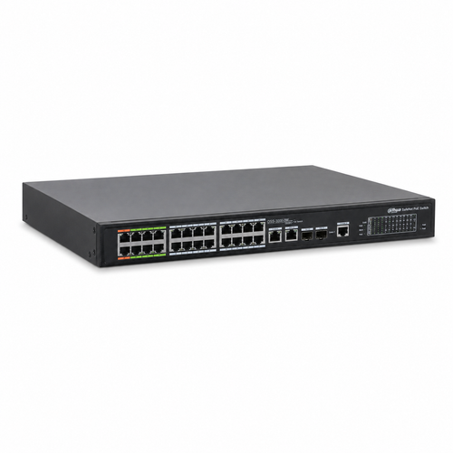 Dahua LR2226-24ET-360-V3 24 PoE 8 ePoE 2 Combo Uplink 360 W Y�netilebilir Switch