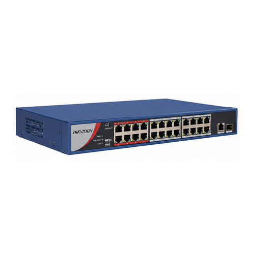 Hikvision DS-3E0326P-E/M 24 Port PoE 225 W Gigabit RJ45 + SFP Unmanaged Switch