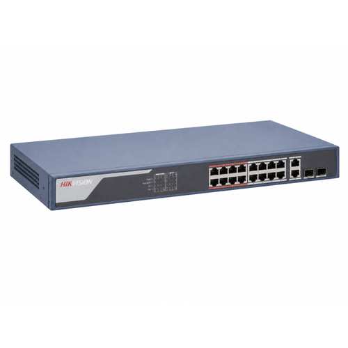 Hikvision DS-3E1318P-SI(O-STD) 16 Port PoE+ 230 W 300 m Smart Managed Switch