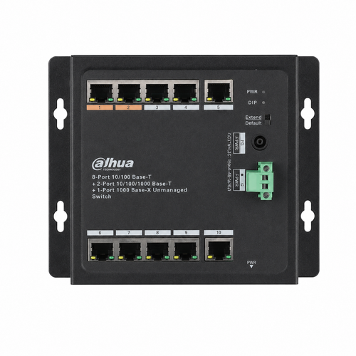 Dahua PFS3111-8ET-96-F 8 Port PoE 11 Port Y�netilmeyen End�striyel Switch