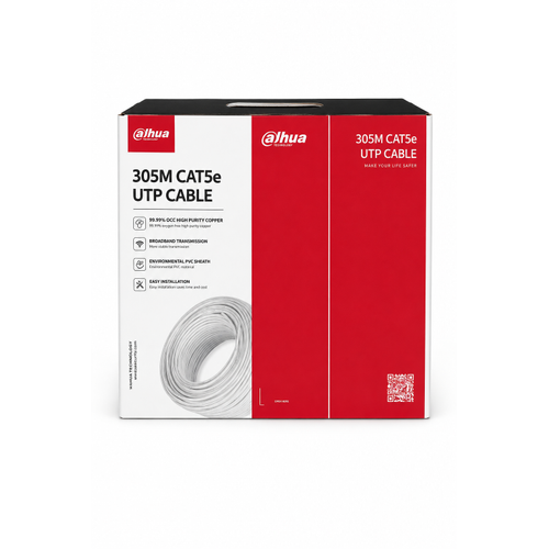 Dahua DH-PFM920I-5EUN 305 Metre CAT5e UTP Saf Bak�r Network Kablosu