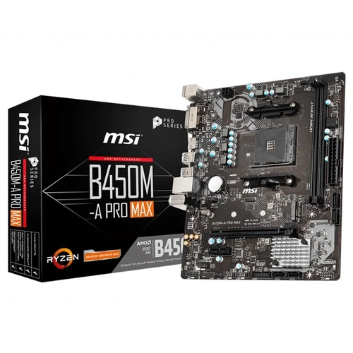 MSI MBA MSI B450M-A PRO MAX DDR4 AM4 Anakart