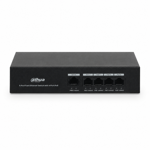 Dahua PFS3005-4ET-36 4 PoE 1 Uplink 36 W Fast Ethernet Switch