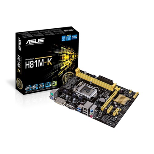 Asus MBI H81M-K H81 DDR3 1600 V+GLAN 1150P Anakart