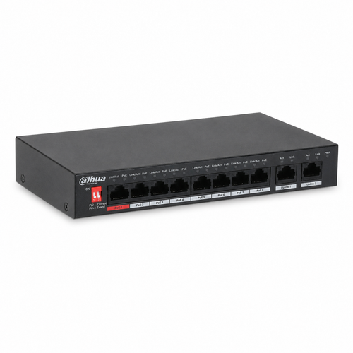 Dahua PFS3010-8ET-96 8 PoE 2 Gigabit Uplink 96 W Y�netilemez Switch