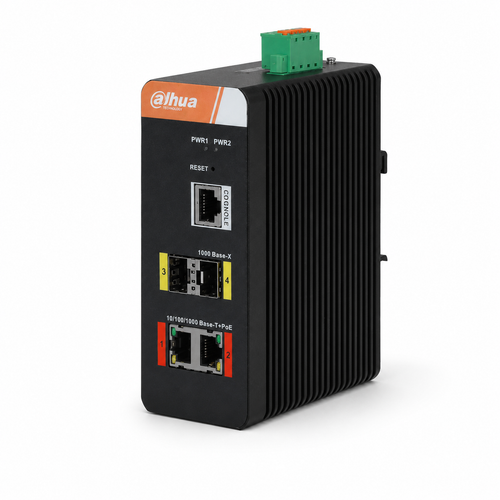 Dahua IS4204-2GT-120 2 Gigabit PoE 2 SFP 120 W Y�netilebilir End�striyel Switch