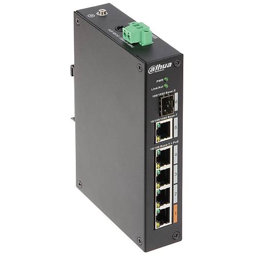 Dahua PFS3106-4ET-60 4 Kanal PoE Switch