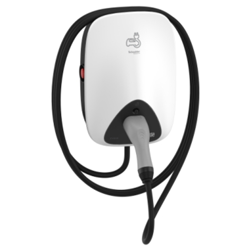 Schneider EVH4S11NC 11 kW 3P 16 A EVlink T2 Soket kl 5m Kablolu Duvar Kutusu Ev Tipi Elektrikli Araba Ara arj stasyonu