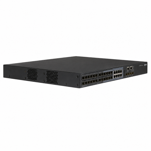 Dahua S5500-24GF4XF-E 24 Port SFP 4 Port 10G SFP+ Layer 3 Y�netilebilir Switch