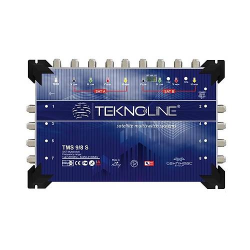 Teknoline TMS 9x8 Sonlu 8 Aboneli 2 anak Anten Uydu Santrali