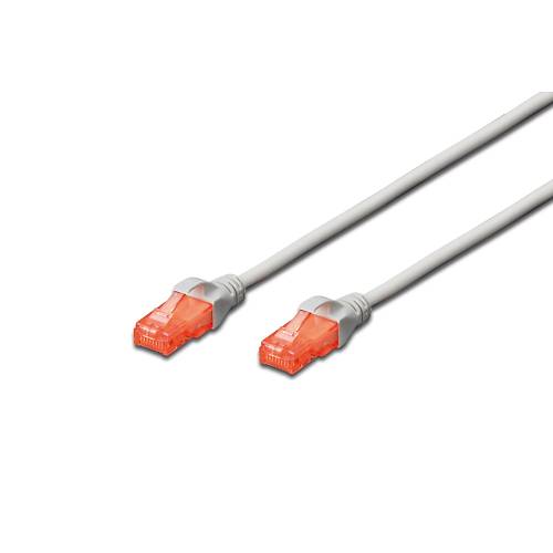 Digitus DK-1617-0025 CAT6 U-UTP Gri 25cm Patch Kablo