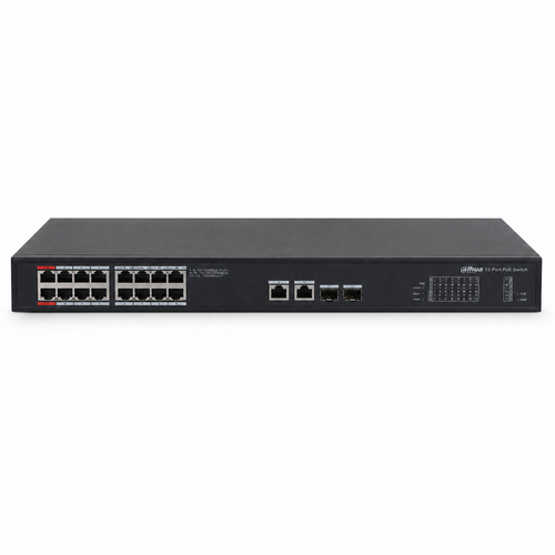Dahua PFS3220-16GT-240 16 Gigabit PoE 2 RJ-45 2 SFP 240 W Switch