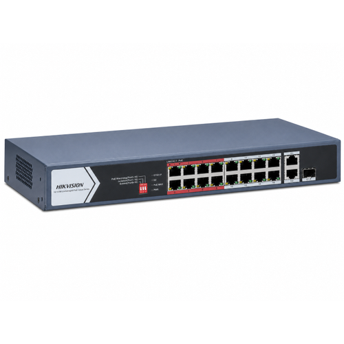 Hikvision DS-3E0318P-E/M(C) 16 Port PoE 130 W 300 m Gigabit Combo Switch