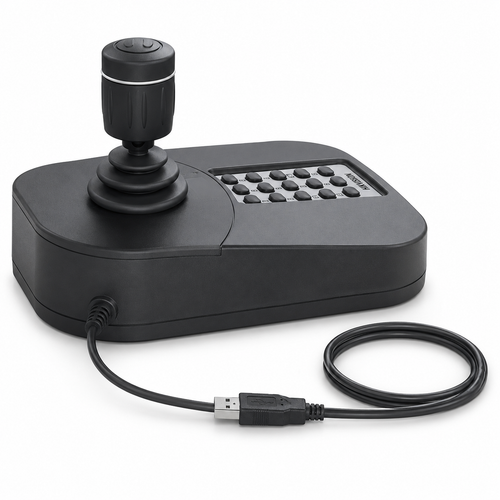 Hikvision DS-1005KI USB PTZ Kamera Kontrol Klavyesi ve 4 Eksenli Joystick