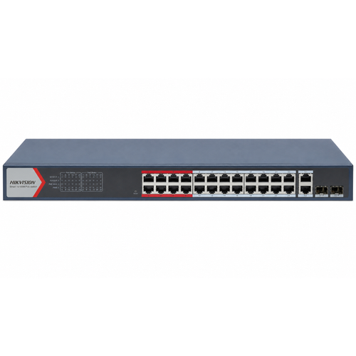 Hikvision DS-3E1326P-EI 24 Port PoE+ 370 W 300 m Smart Managed Switch