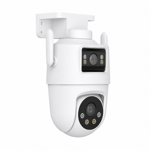 Dahua IPC-PTS2349B3-SW-E2-PV 3+3 MP WizColor Wi-Fi PoE �ift Lensli Pan Tilt Kamera