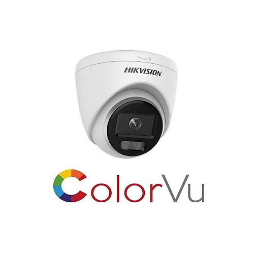 Hikvision DS-2CD1347G0-LUF 4MP ColorVu Dome IP G�venlik Kameras�