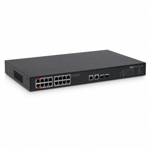 Dahua PFS3220-16GT-240 16 Gigabit PoE 2 RJ-45 2 SFP 240 W Switch