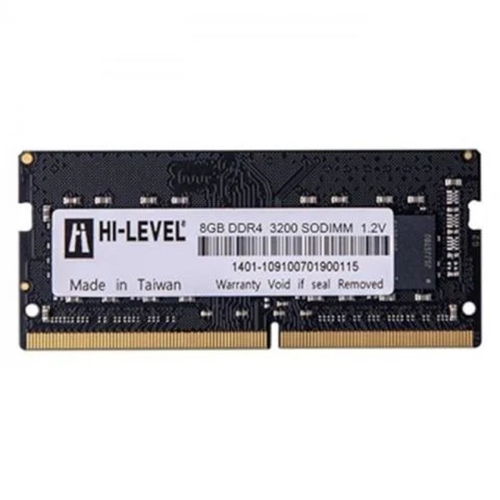 HI-LEVEL 8GB DDR4 3200Mhz CL22 SODIMM 1.2V HLV-SOPC25600D4/8GB Bellek