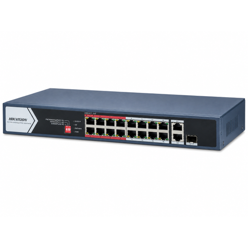Hikvision DS-3E0318P-E/M(C) 16 Port PoE 130 W 300 m Gigabit Combo Switch