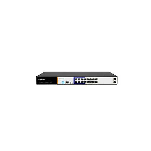 Tiandy YPS-3016G-2SFP-L2 16 Port Gigabit Layer2 Y�netilebilir AI POE Switch
