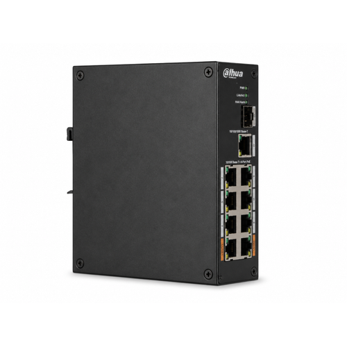 Dahua PFS3110-8ET-96-V2 8 PoE 1 SFP 96 W End�striyel PoE Switch