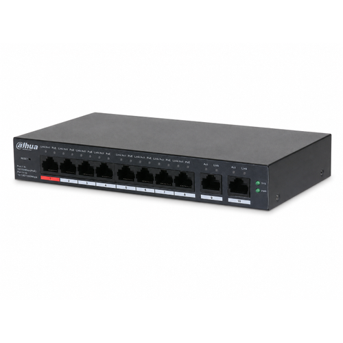 Dahua CS4010-8ET-110 8 PoE 2 Gigabit Uplink 110 W Ak�ll� Y�netilebilir Switch