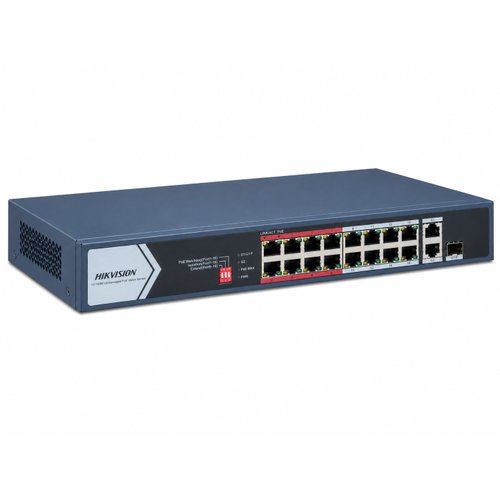 Hikvision DS-3E0318P-E/M(C) 16 Port PoE 130 W 300 m Gigabit Combo Switch