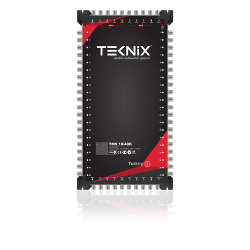Teknix TM 10X40K Kaskatlý 40 Aboneli 2 Uydu + Digiturk 3 Çanak Anten Uydu Santrali