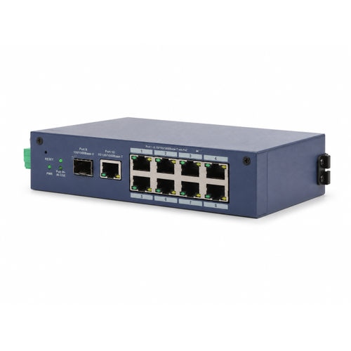 Dahua CHS4210-8GT-110 8 Gigabit PoE 2 SFP 110 W Bulut Y�netimli End�striyel Switch