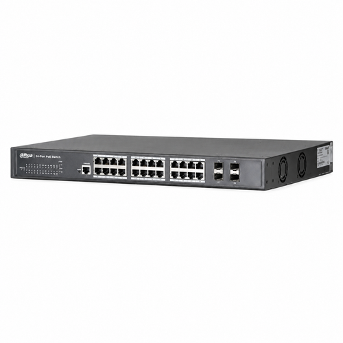 Dahua PFS5424-24T 24 Port Gigabit 4 SFP Combo Layer 2+ Y�netilebilir Switch