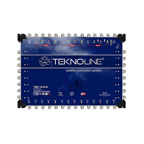 Teknoline TMS 14x20 Sonlu 20 Aboneli 3 Uydu + Digiturk 4 Çanak Anten Uydu Santrali