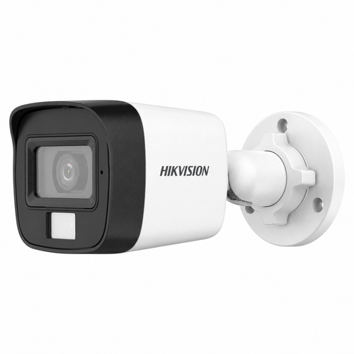 Hikvision DS-2CE16D0T-LPFS Harici 1080p Mini IR Bullet Smart Hybrid Light Kamera