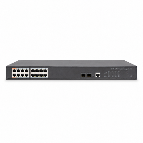 Dahua PFS4218-16GT-240 16 Port Gigabit PoE 2 SFP Y�netilebilir Switch 240 W