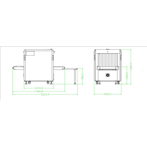 Secustar JC-6550 X-Ray Cihaz� Bagaj Bavul Kontrol�
