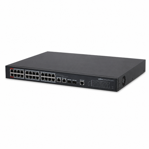Dahua PFS4226-24ET-360 24 Port PoE 2 Combo Uplink Y�netilebilir Switch 360 W
