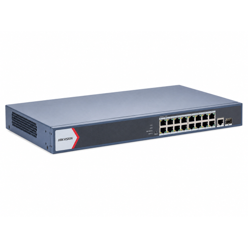 Hikvision DS-3E1518P-EI 16 Port Gigabit PoE+ 230 W 300 m SFP Smart Managed Switch