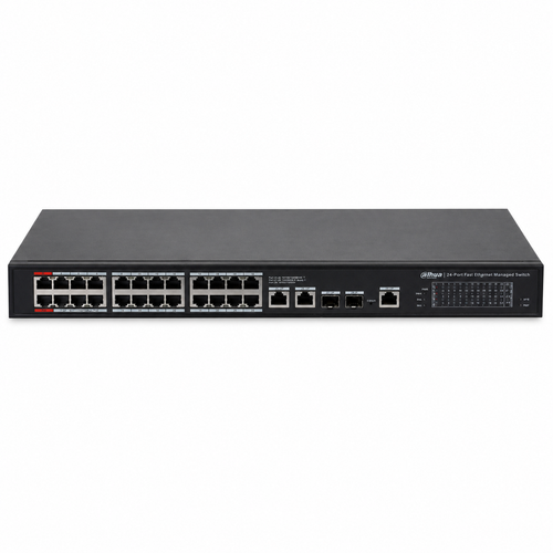 Dahua S4228-24GT-360 24 Port Gigabit PoE 28 Port Y�netilebilir Switch 360 W