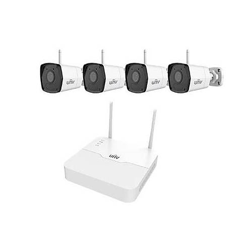 Uniview KIT/NVR301-04LS3-W/ 4*2122LB-ABF28WK-G 4 Adet Bullet Kamera Seti