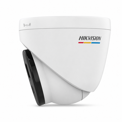Hikvision DS-2CD1347G0-LUF 4 MP ColorVu Mikrofonlu Turret IP Kamera