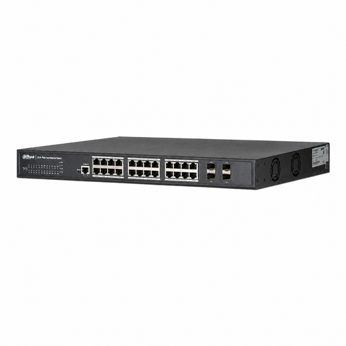 Dahua PFS5424-24T 24 Port Gigabit 4 SFP Combo Layer 2+ Y�netilebilir Switch