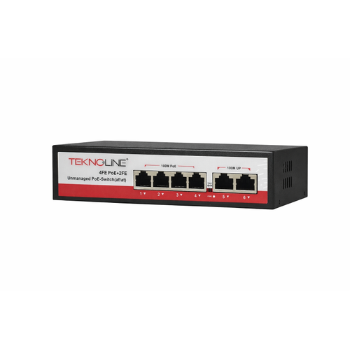 Teknoline TGD-P4/24 4 Kanal Poe Switch