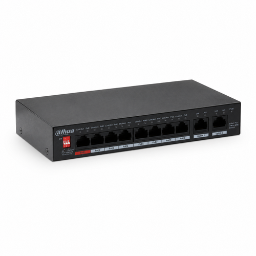 Dahua PFS3010-8GT-96-V2 8 Port PoE 10 Port Gigabit Switch 96 W