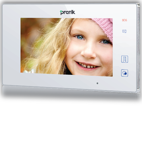 Pratik Plus 2K-700 7 TFT Ev i Grntl Diafon Ekran (Resim ekme zellii)