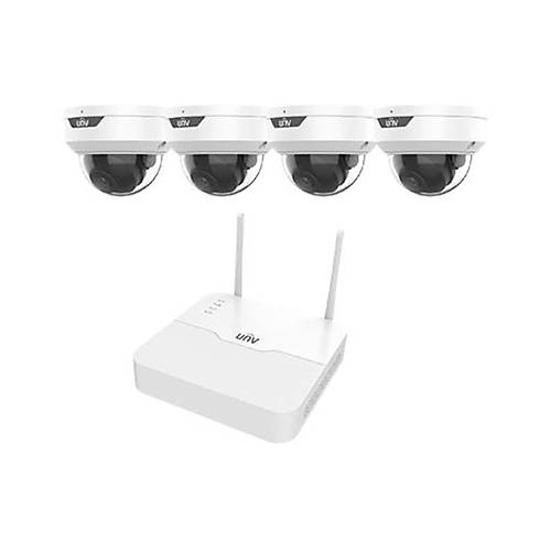 Uniview KIT/NVR301-04LS3-W/ 4*322LB-ABF28WK-G 4 Adet Dome Kamera Seti