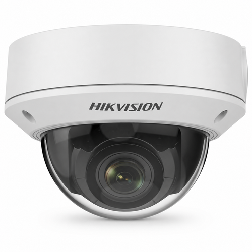 Hikvision DS-2CD1743G0-IZS/UK 4 MP Motorize Varifokal Ses ve Alarm Giri�-��k��l� IK10 Dome IP Kamera