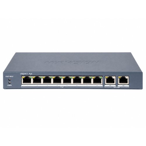 Hikvision DS-3E1310P-EI (B) 8 Port PoE + 2 Gigabit 110 W Smart Managed Switch