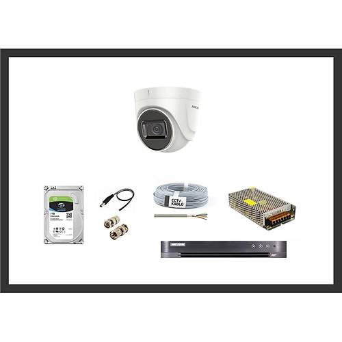 Hikvision 2MP HDTVI Ev Bebek Bak�c� �zleme 1 Kamera Sistemleri G�venlik Seti